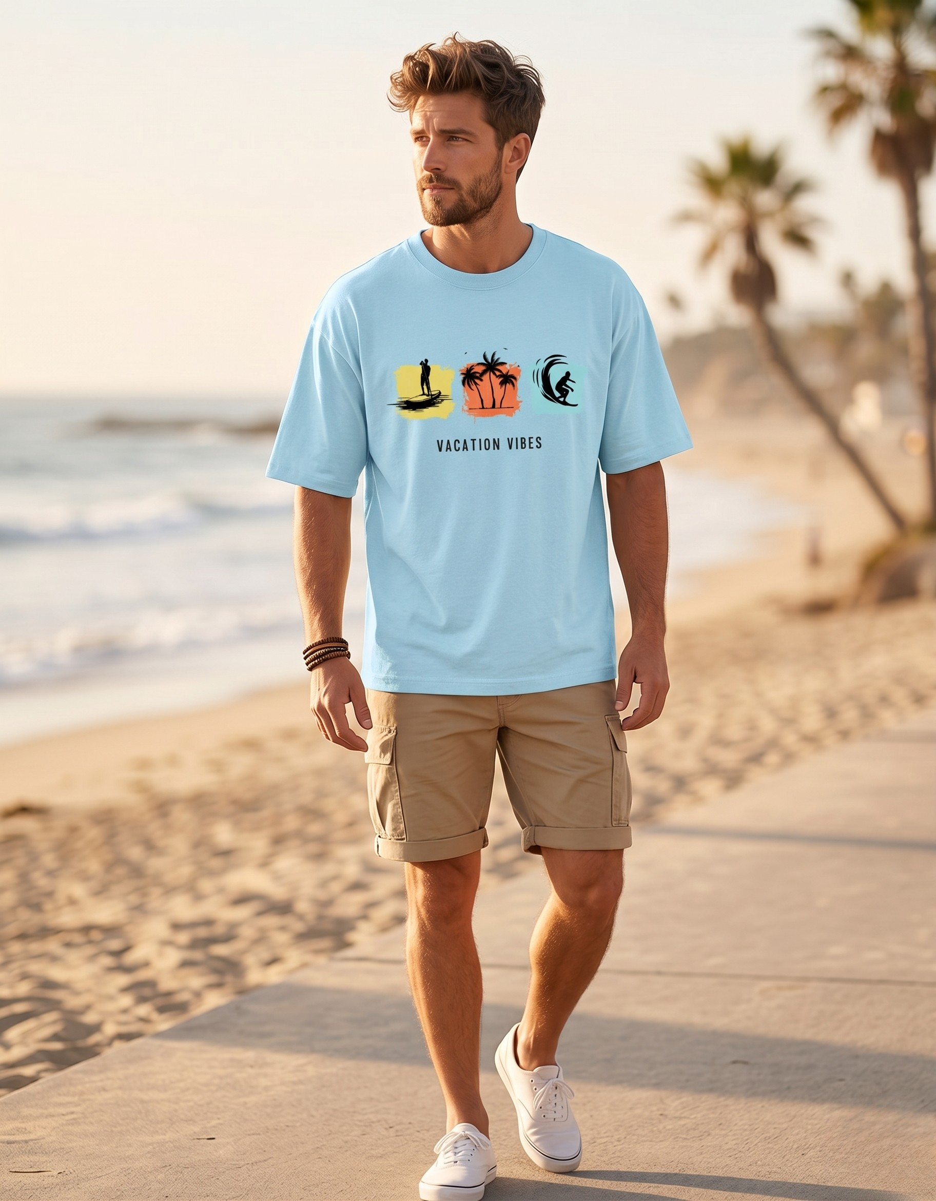 Vacay Vibes Oversized T-Shirt