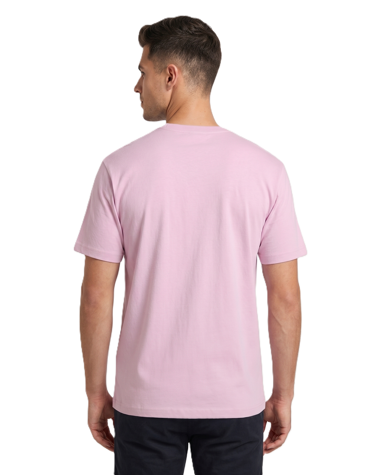 Klann Basic T-Shirt Pink – Back View