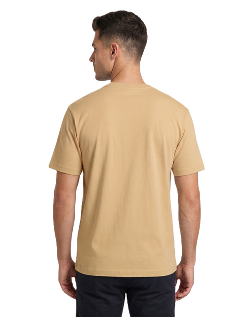 Klann Basic T-Shirt Beige – Back View