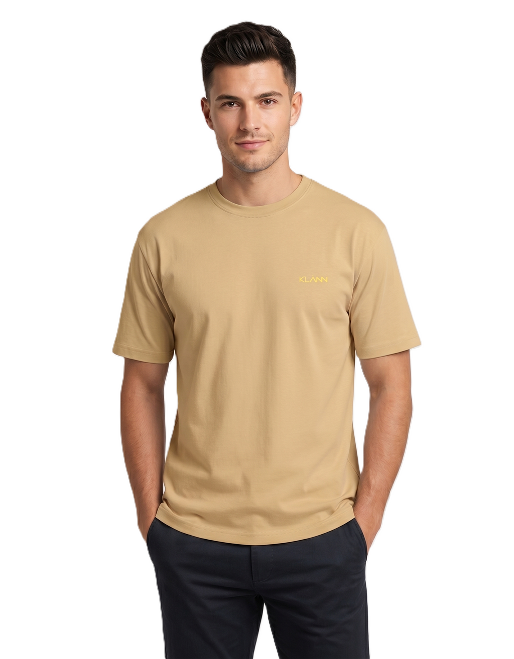 Klann Basic T-Shirt Beige – Premium Cotton Tee