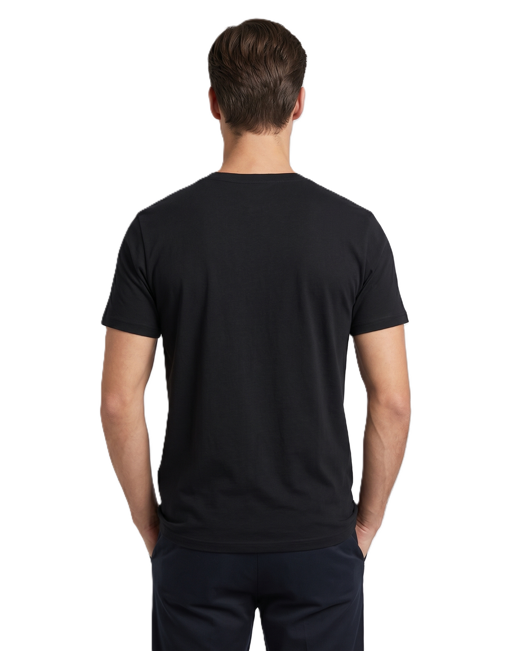 Klann Basic T-Shirt Black – Back View