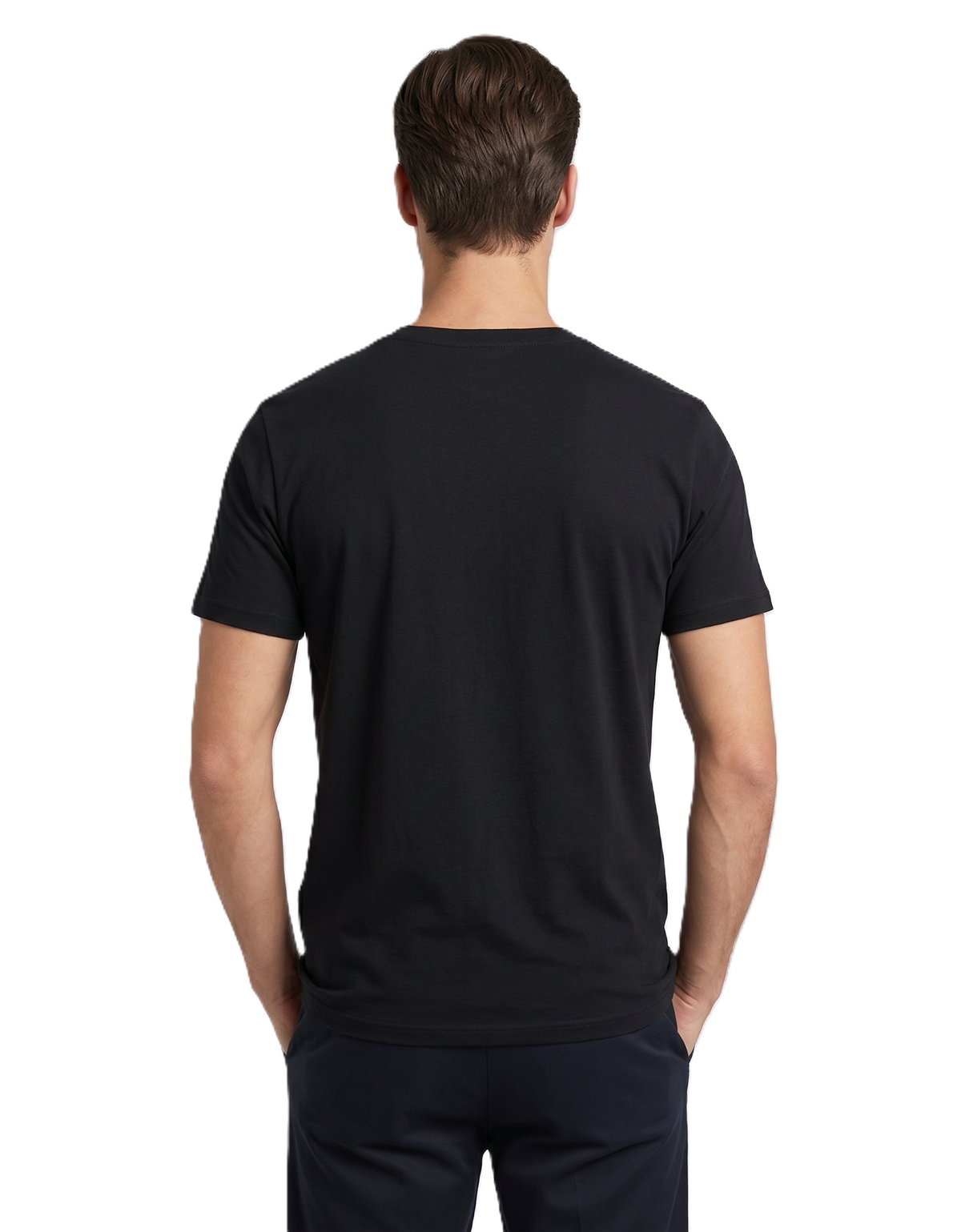Klann Basic T-Shirt Black – Back View