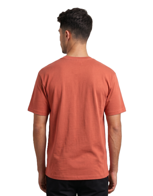 Klann Basic T-Shirt Coral – Back View