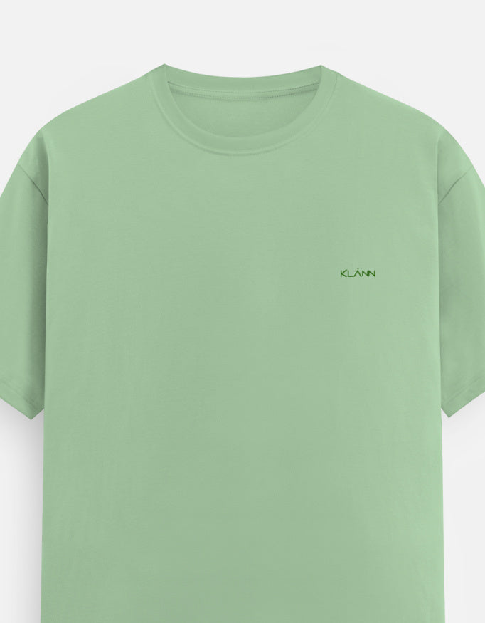 Klann Basic T-Shirt Jade – Left Pocket Detail