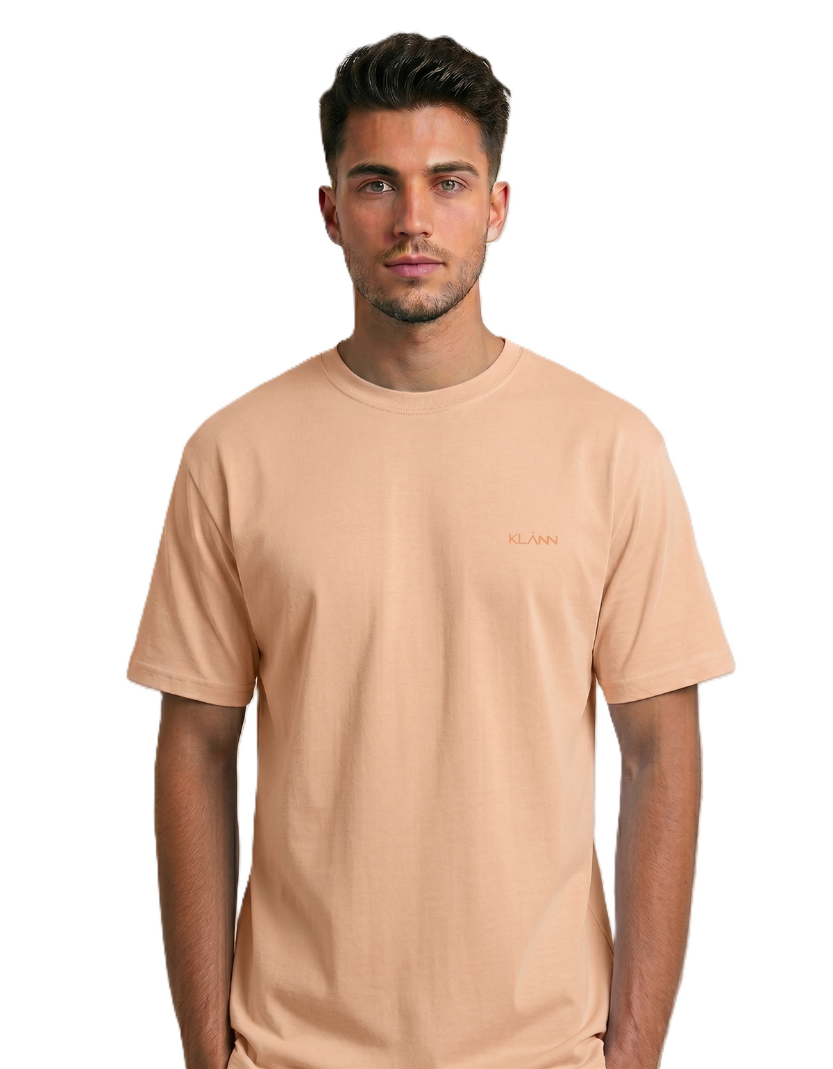 Klann Basic T-Shirt Peach – Premium Cotton Tee