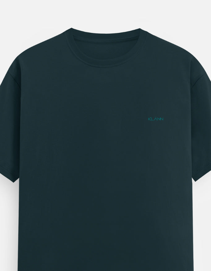 Klann Basic T-Shirt Petrol blue – Left Pocket Detail