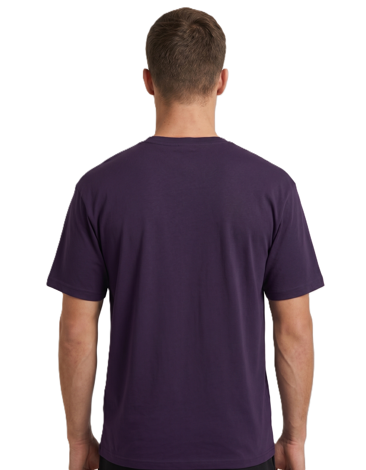 Klann Basic T-Shirt Purple – Back View