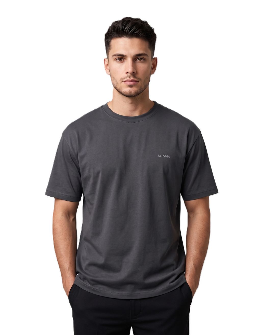 Klann Basic T-Shirt Steel Grey – Premium Cotton Tee