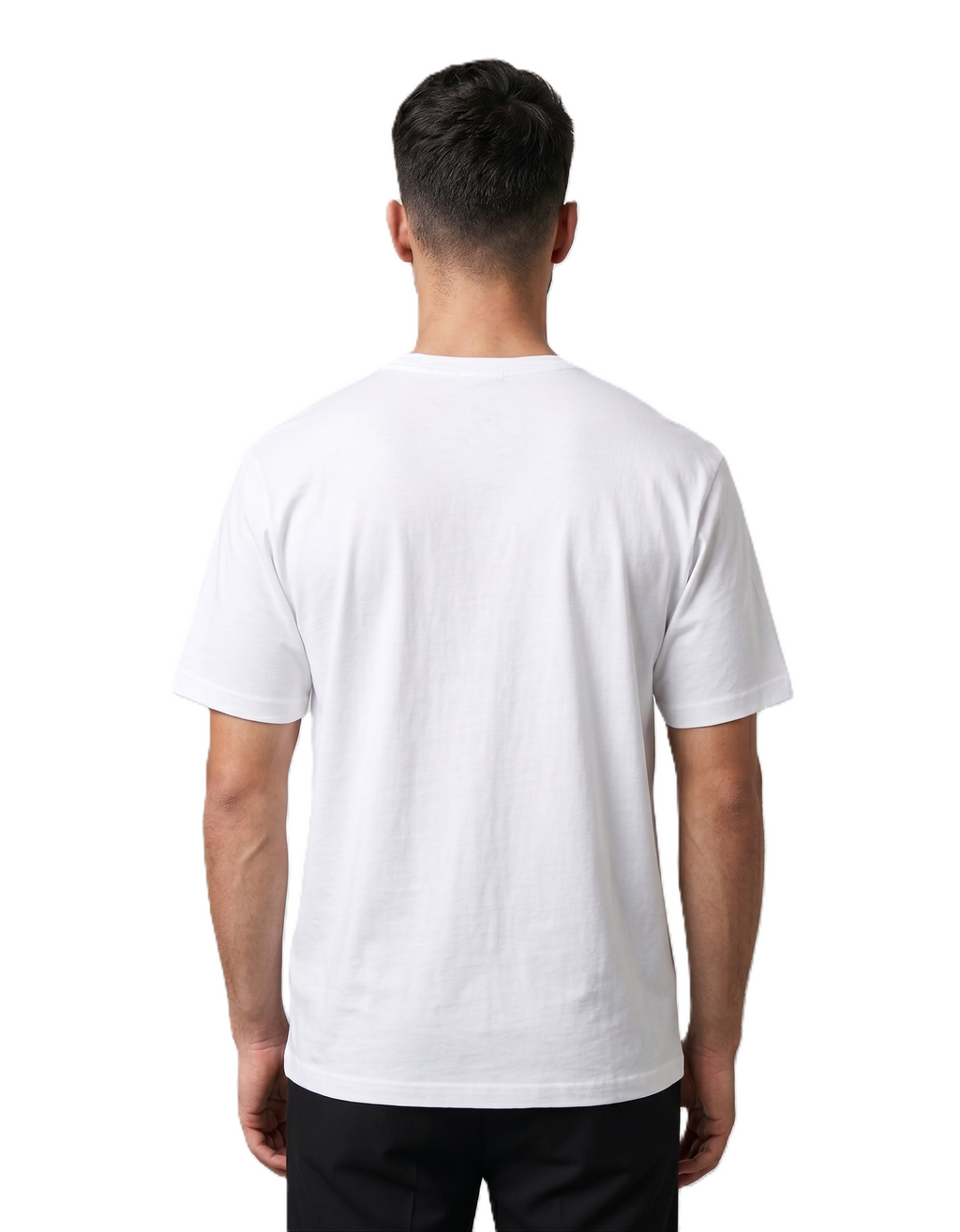 Klann Basic T-Shirt White – Back View
