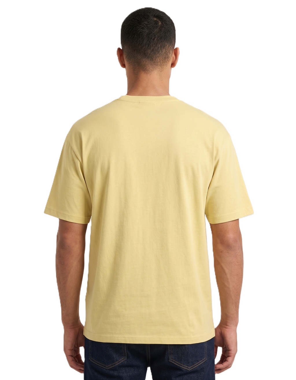 Klann Basic T-Shirt Yellow – Back View