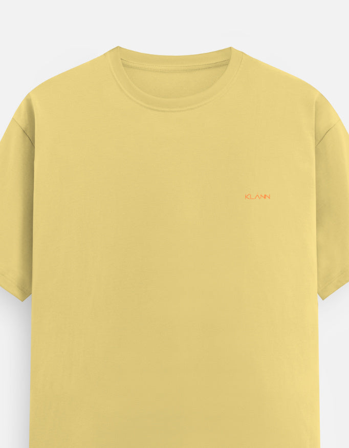 Klann Basic T-Shirt Yellow – Left Pocket Detail