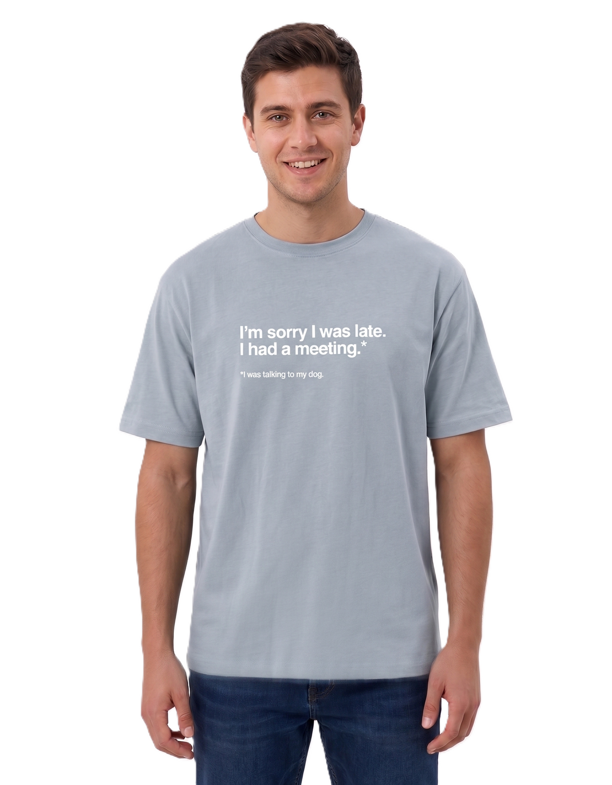 Klann Dog lover Basic T-Shirt Blue – Premium Cotton Tee