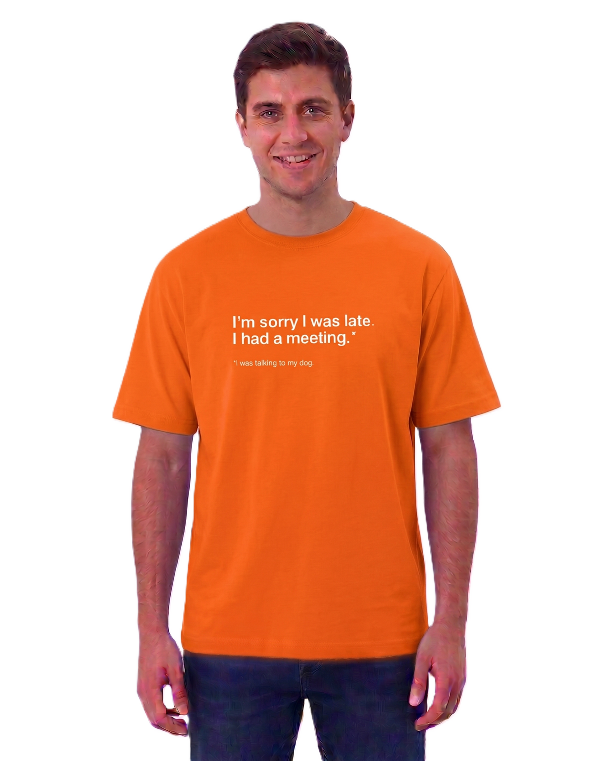 Klann Dog lover Basic T-Shirt Orange – Premium Cotton Tee
