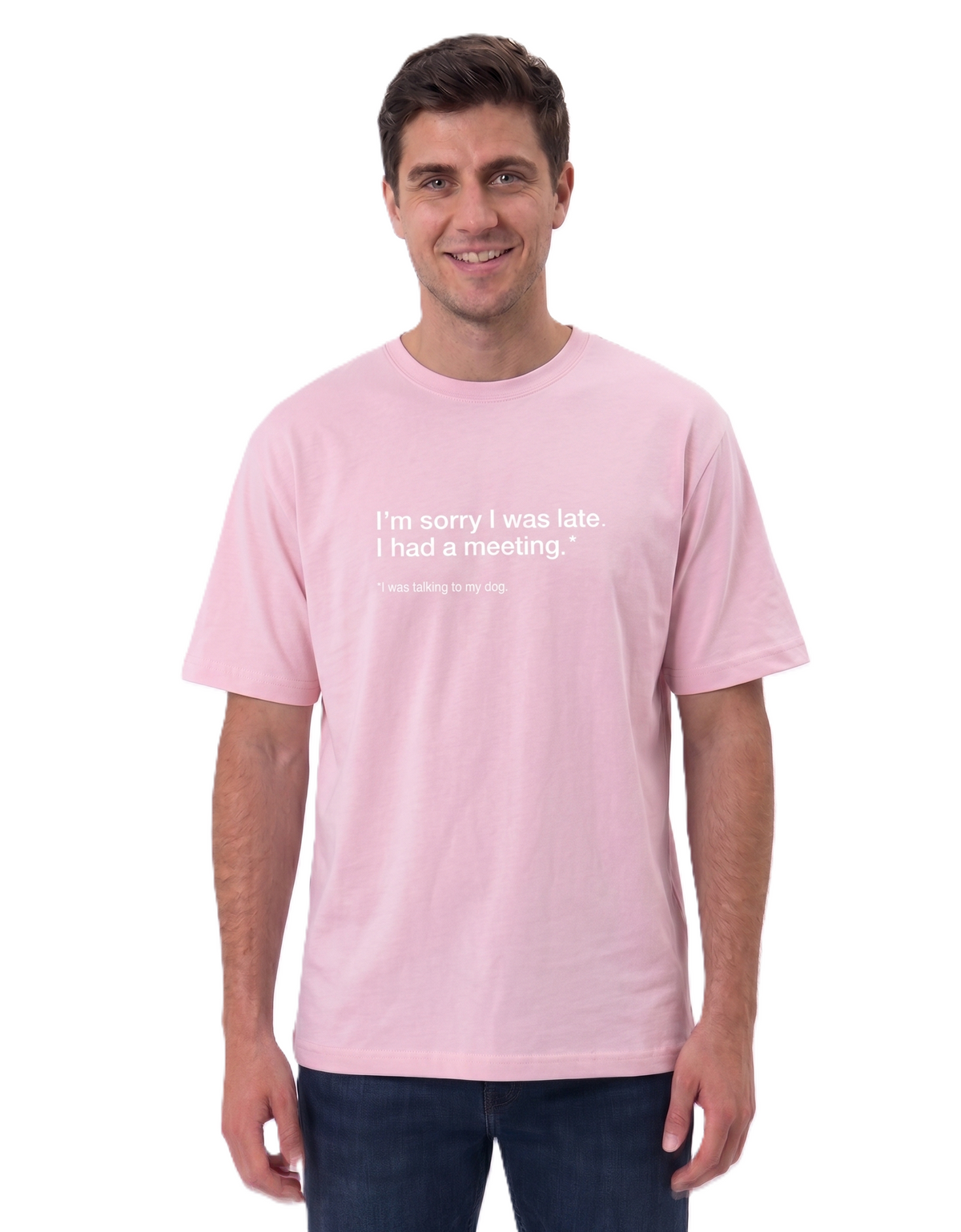 Klann Dog lover Basic T-Shirt Pink – Premium Cotton Tee