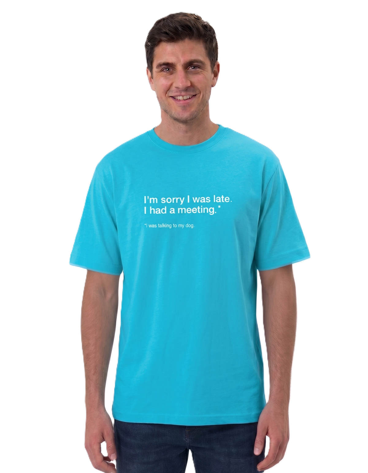 Klann Dog lover Basic T-Shirt sky blue – Premium Cotton Tee