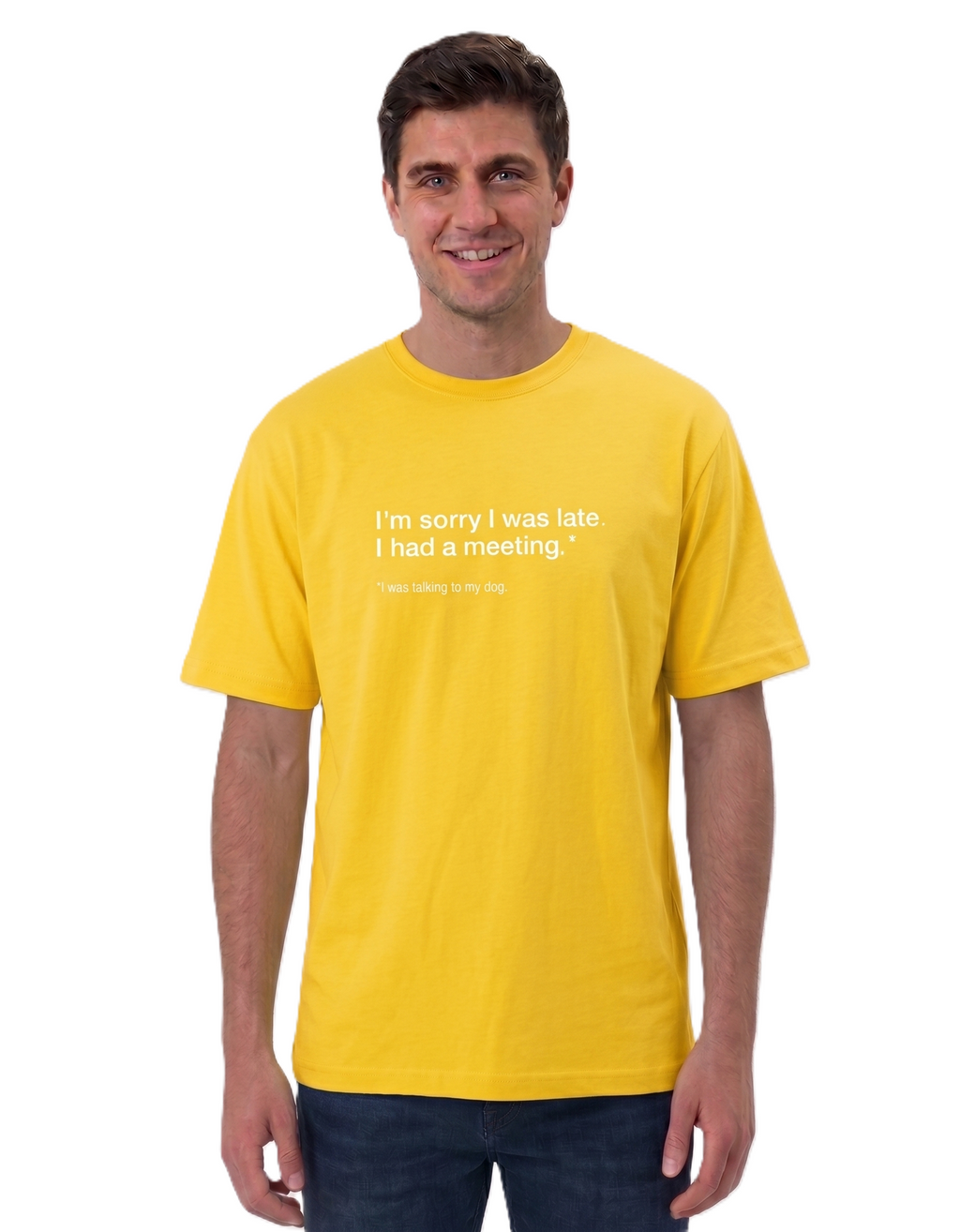 Klann Dog lover Basic T-Shirt yellow – Premium Cotton Tee