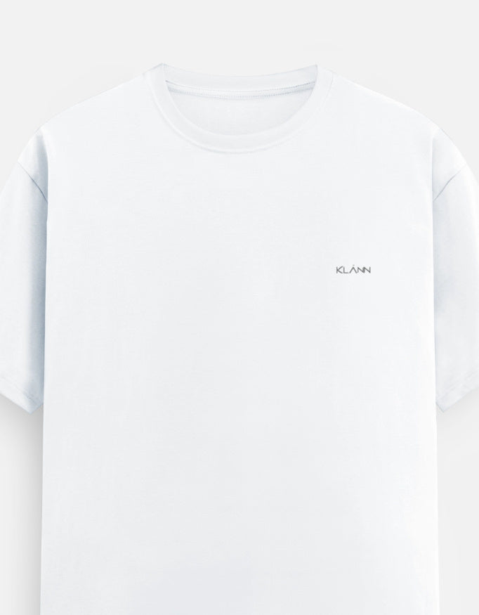 Klann Basic T-Shirt White – Left Pocket Detail