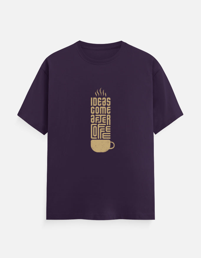 Klann coffee lover Basic T-Shirt purple – Premium Cotton Tee front
