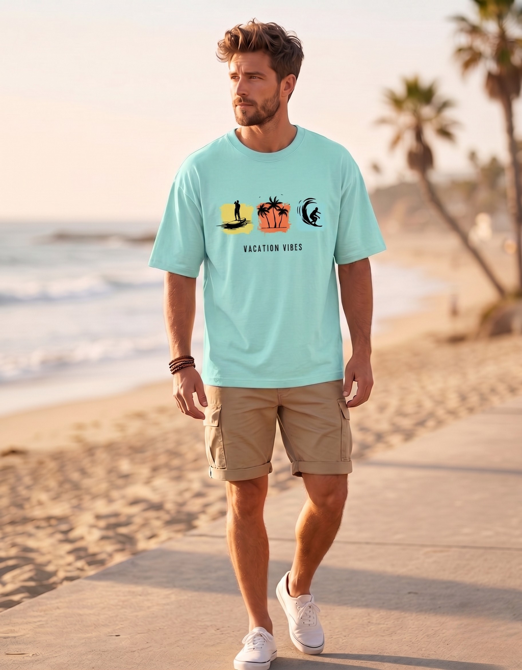 Vacay Vibes Oversized T-Shirt